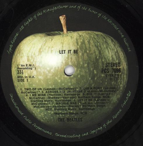 ヤ*ス様 LET IT BE / BOX (UK Apple Org) BEAT LET IT BE / BOX (UK Apple Org) BEATLES